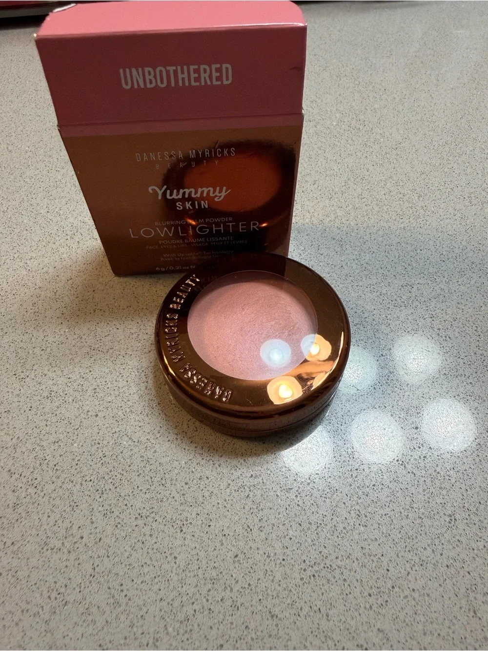 Danessa Myricks beauty Yummy Skin Blurring Balm low lighter in “unbothered”